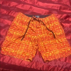 Old Navy Men's Orange Swim Shorts